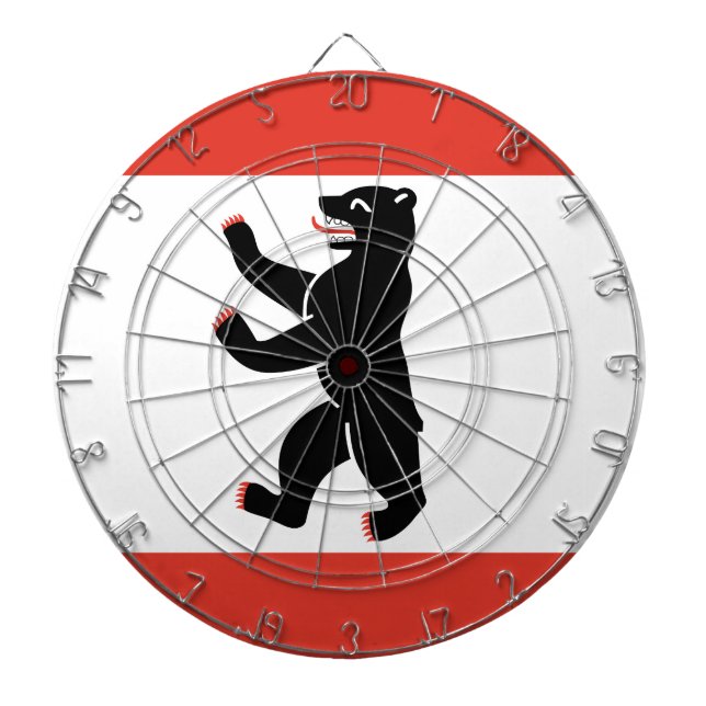 Tabla Dardos Bandeira do Conselho de Arte de Berlim (Frente)