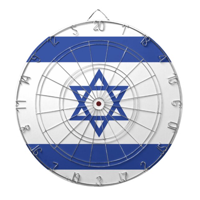 Tabla Dardos Bandeira do Estado de Israel, Estrela de Davi Juda (Frente)