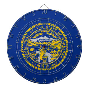 Tabla Dardos Bandeira do Estado do Nebraska