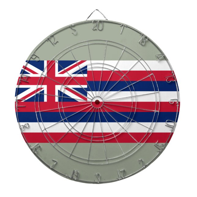 Tabla Dardos Bandeira do Havaí (Estado dos EUA) (Frente)