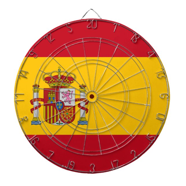 Tabla Dardos Bandeira Espanhola (Espanha) (Frente)