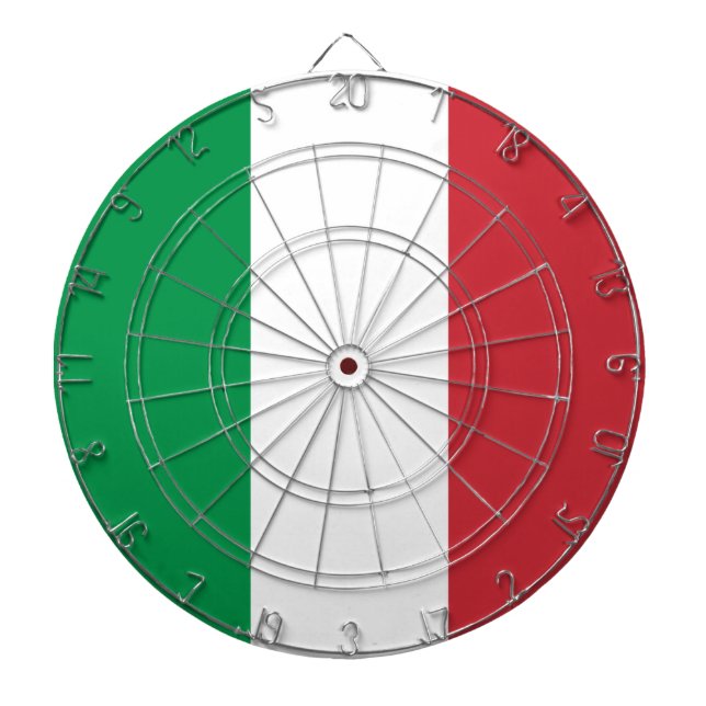 Tabla Dardos Bandeira italiana (Itália) (Frente)