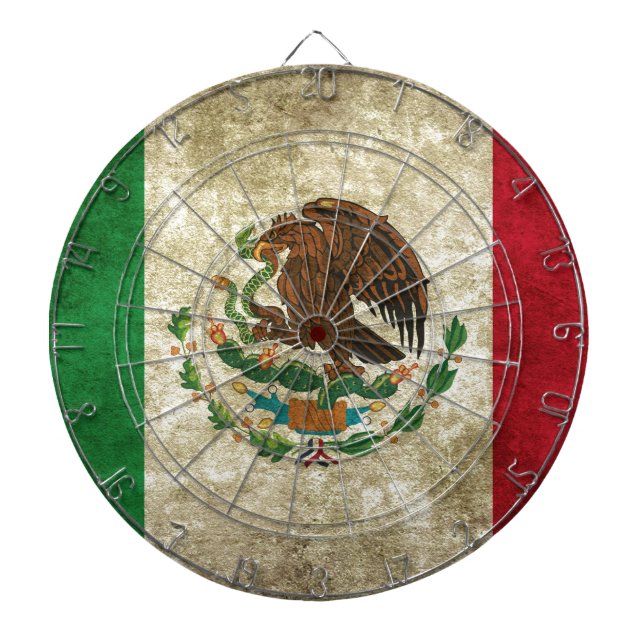 Tabla Dardos Bandeira mexicana (Frente)