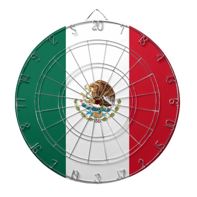 Tabla Dardos Bandeira mexicana (México) (Frente)