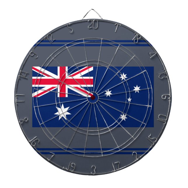 Tabla Dardos Bandeira Nacional Australiana (Frente)