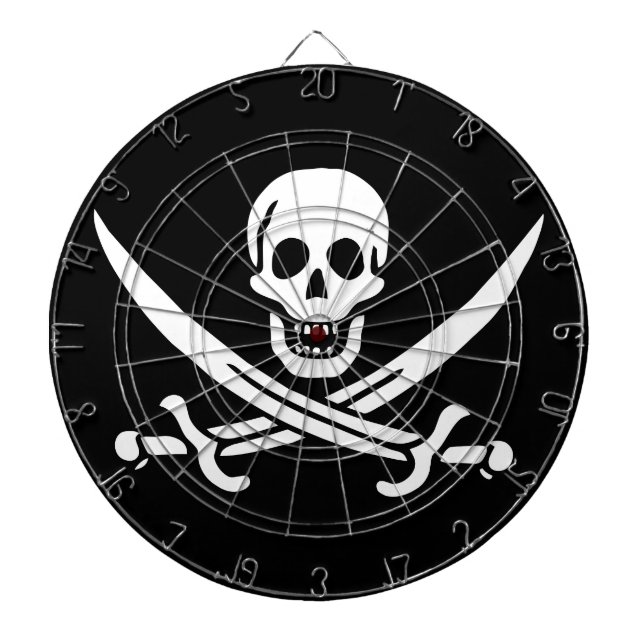 Tabla Dardos Bandeira Pirata (Frente)
