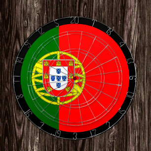 Tabla Dardos Bandeira Portuguesa e Portugal / conselho de jogos