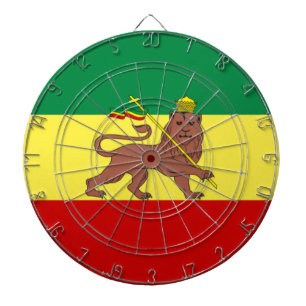 Tabla Dardos Bandeira Rastafariana (Rastafarianismo) (rasta)