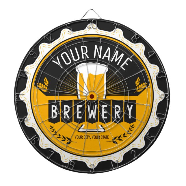 Tabla Dardos Bar de Garrafa de Cerveja de Cerveja Personalizada (Frente)