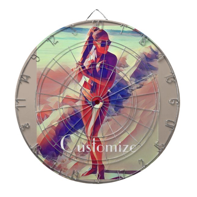 Tabla Dardos Beach Girl Thunder_Cove (Frente)