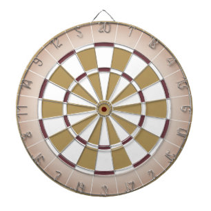 Tabla Dardos Beige e Maroon Dartboard