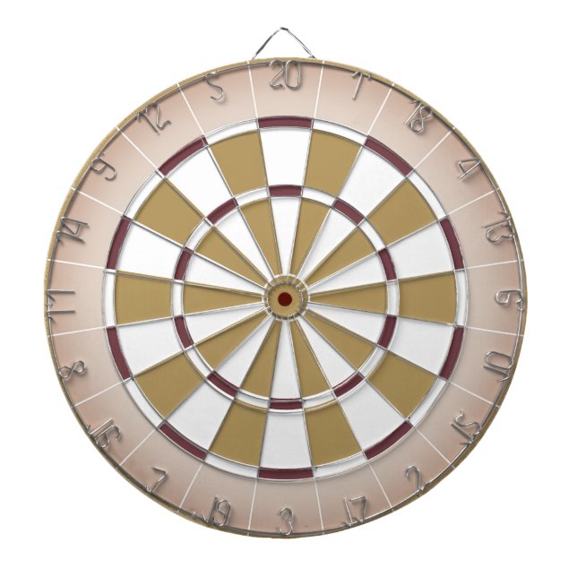 Tabla Dardos Beige e Maroon Dartboard (Frente)