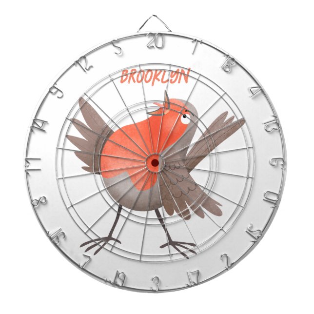 Tabla Dardos Bela fotografia de pássaro latino (Frente)