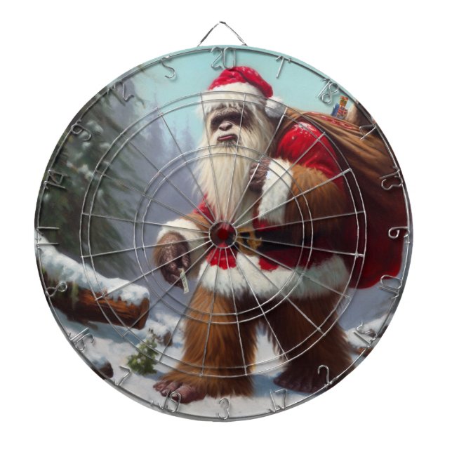 Tabla Dardos Bigfoot Santa Claus (Frente)