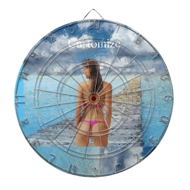 Tabla Dardos Bikini Girl Thunder_Cove (Frente)