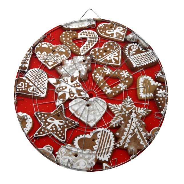 Tabla Dardos Biscoitos de Pão-de-Pão de Natal (Frente)