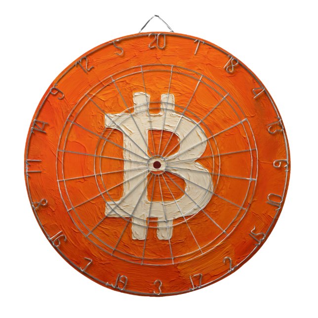 Tabla Dardos Bitcoin Padrão (Óleo, Estilo: 3) (Frente)