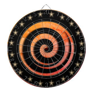 Tabla Dardos Black and Orange Regulation Dart Board