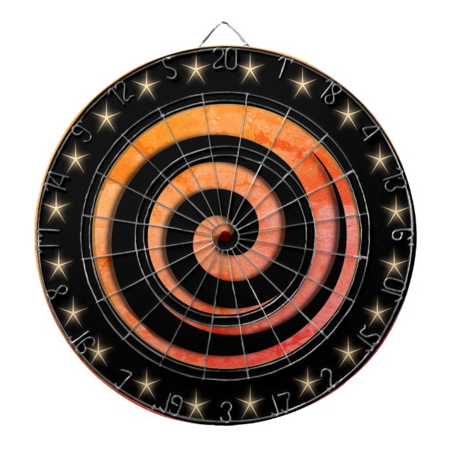 Tabla Dardos Black and Orange Regulation Dart Board (Frente)