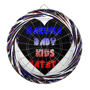 Tabla Dardos Blue Black Hakuna Matata Baby Kids Design.png