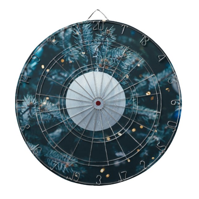 Tabla Dardos Blue Christmas Bauble (Frente)