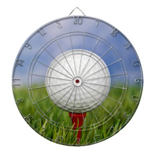 Tabla Dardos Bola De Golfe No Teto Vermelho