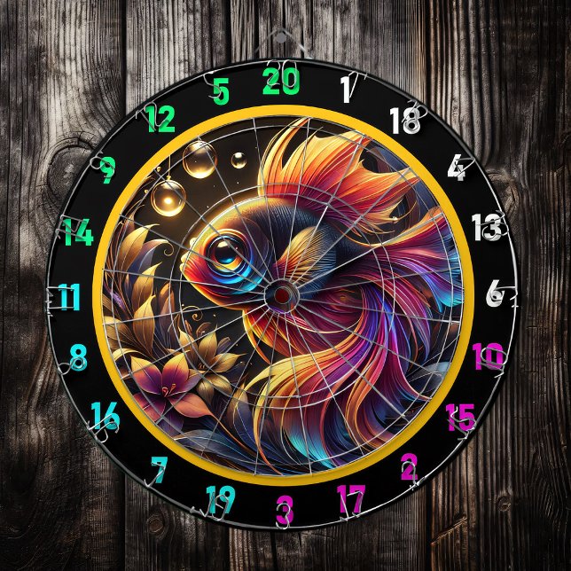Tabla Dardos Bold Betta Glow Dartboard Design (Criador carregado)