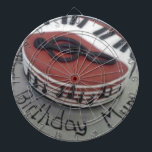 Tabla Dardos Bolo de mãe de aniversário feliz<br><div class="desc">Bolo de mãe de aniversário feliz</div>