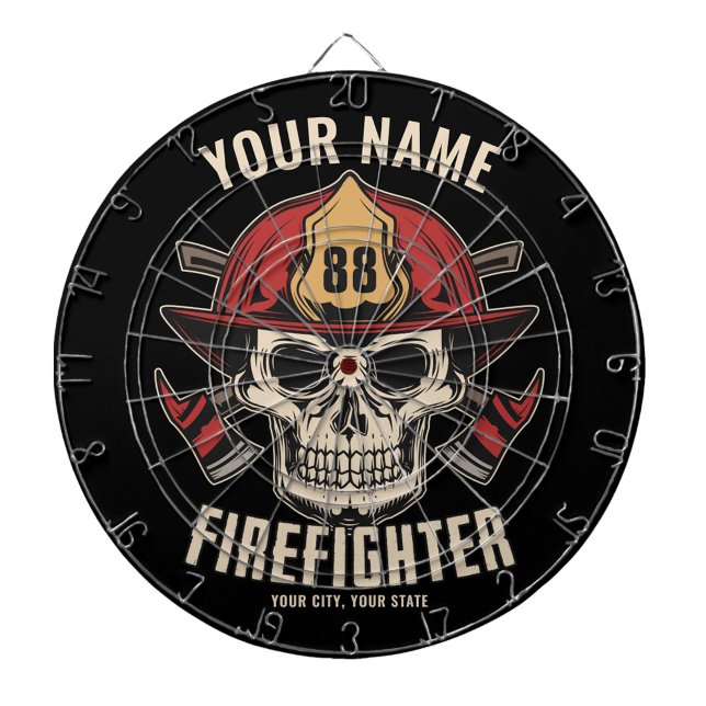 Tabla Dardos Bombeiro Personalizado, Serviço de Bombeiros do Ca (Criador carregado)