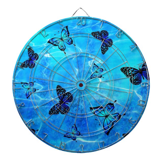 Tabla Dardos Borboleta Azul (Frente)