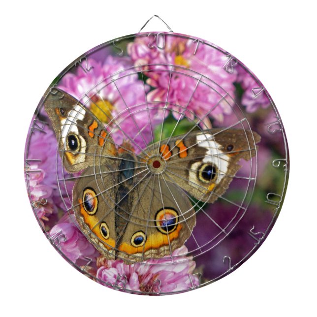 Tabla Dardos Borboleta de Buckeye Comum (Frente)