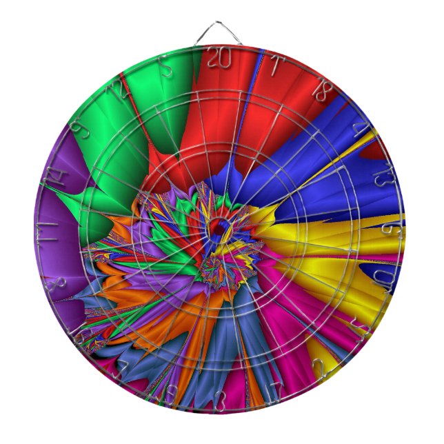 Tabla Dardos Bright One Fractal Spiral Dart Board (Frente)
