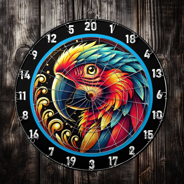 Tabla Dardos Bright Parrot Dartboard para salas de jogos (Criador carregado)