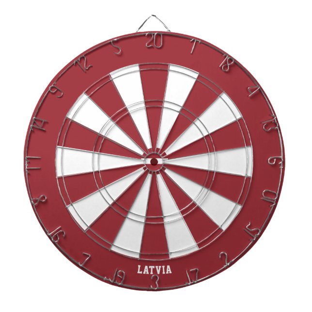 Tabla Dardos Bullseye do Patriot da Letônia (Frente)