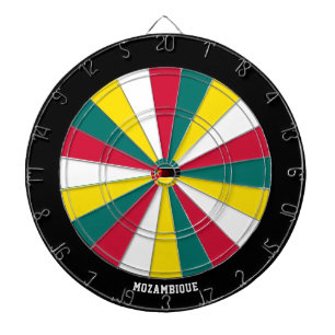 Tabla Dardos Bullseye do Patriot do Bandeira de Moçambique