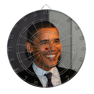 Tabla Dardos Bullseye do presidente Barack Obama