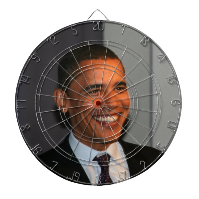 Tabla Dardos Bullseye do presidente Barack Obama (Frente)