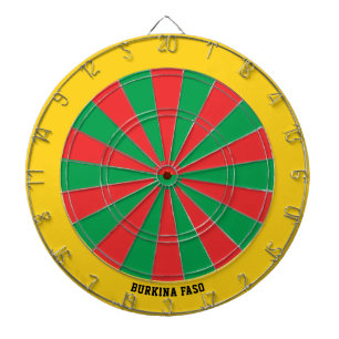 Tabla Dardos Burkina Faso Flag Bullseye do Patriot