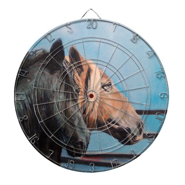 Tabla Dardos Caballos/Cabalos/Horses (Frente)