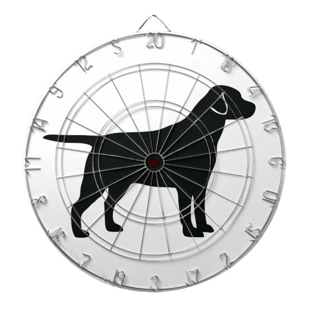 Tabla Dardos Cachorro Preto (Frente)