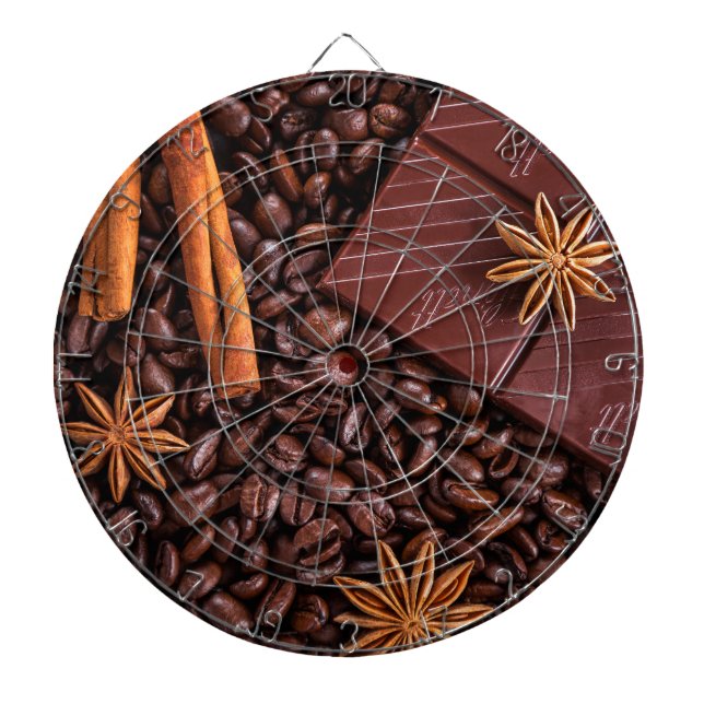 Tabla Dardos café (Frente)
