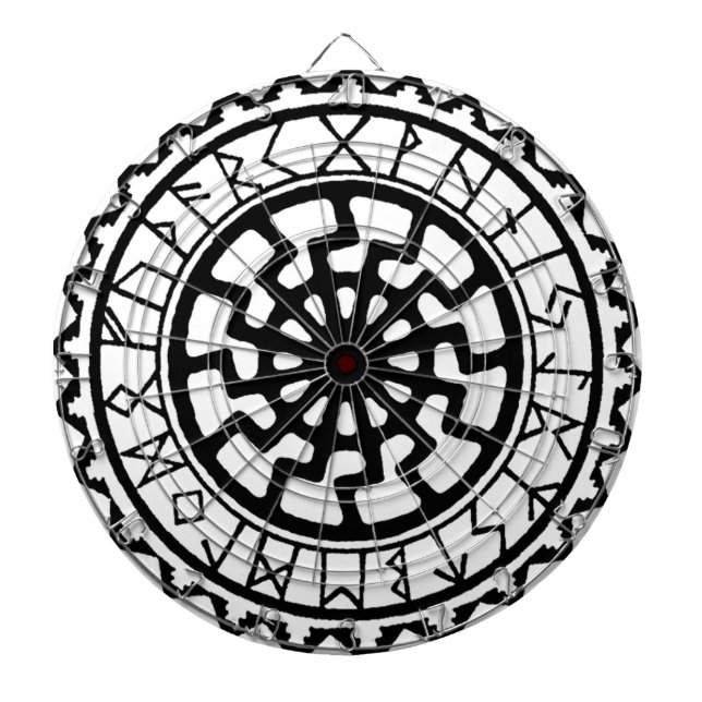 Tabla Dardos Calendário Rúnico Solar Celta Viking (Frente)