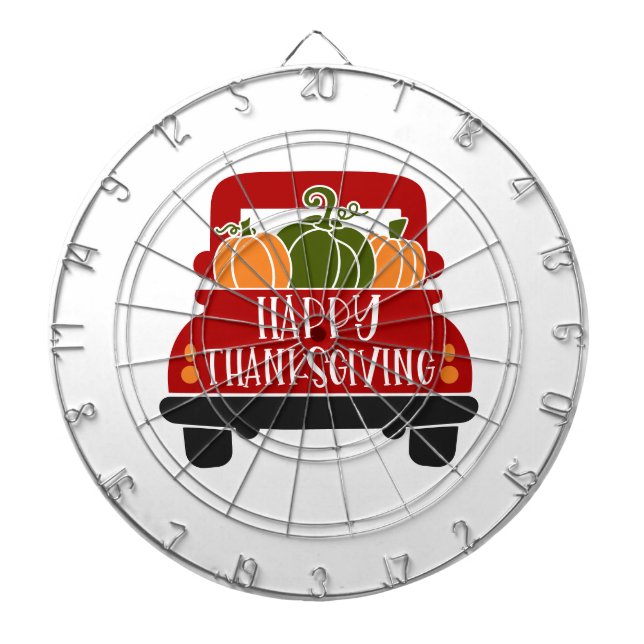 Tabla Dardos Caminhão de Ação de Graças (Frente)