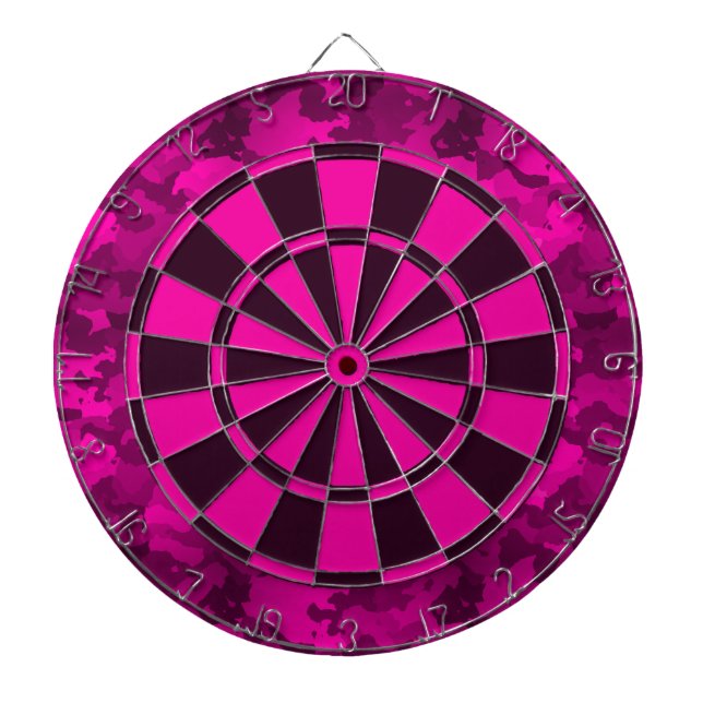 Tabla Dardos Camo cor-de-rosa (Frente)
