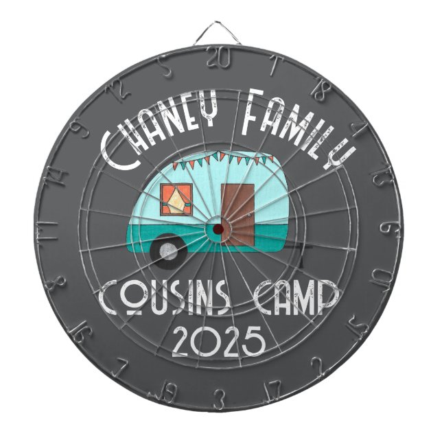 Tabla Dardos Camp Retro Camp Cousins (Frente)