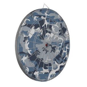 Tabla Dardos Camuflagem Azul da Neve de inverno, Militar, Exérc