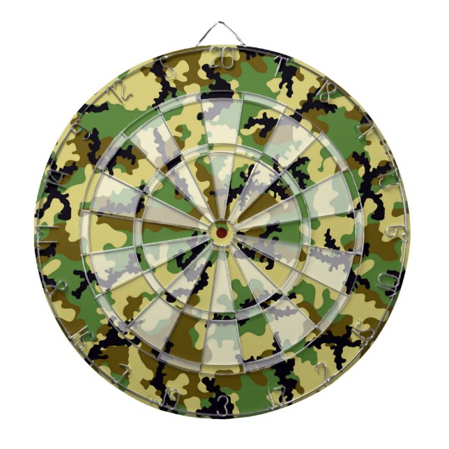 Tabla Dardos Camuflagem florestal (Frente)