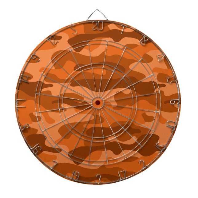 Tabla Dardos Camuflagem Monocor Laranja Espanhol (Frente)