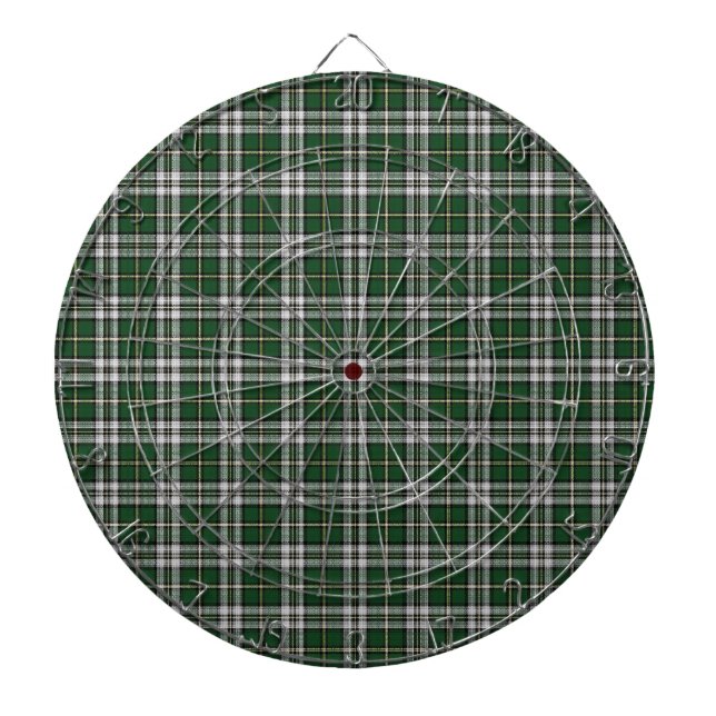 Tabla Dardos Capa verde Breton tartan (Frente)