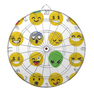 Tabla Dardos Cara feliz Emoji